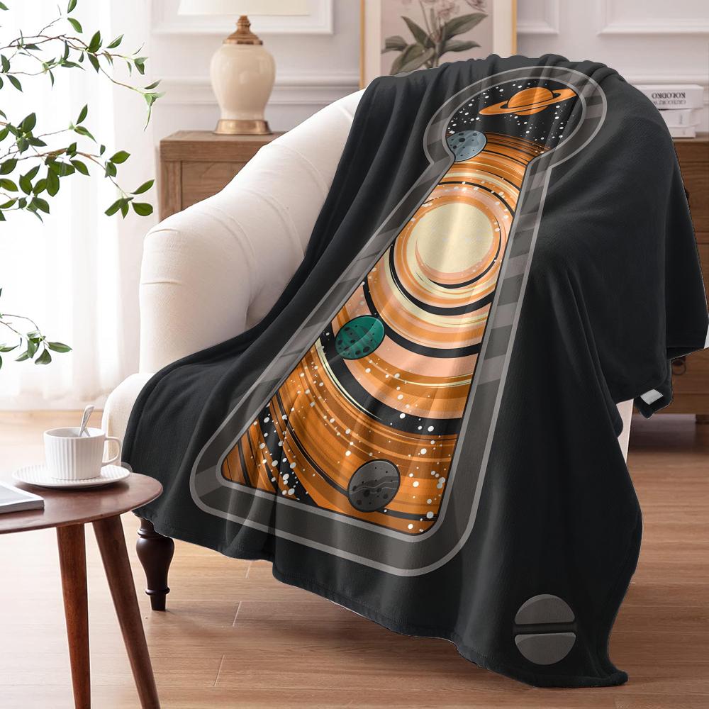Gateway to the Cosmos Throw Soft Flannel AC Blanket Lightweight Summer Nap Throw Cozy Blanket for Sofa Bed Travel Home
