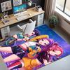 KPop Demon Hunters Pattern Rug, Indoor/Outdoor Mat, for Picnic, Gameroom, Bedroom, Office, Living Room, Home Decor Carpet, Birthday Gift