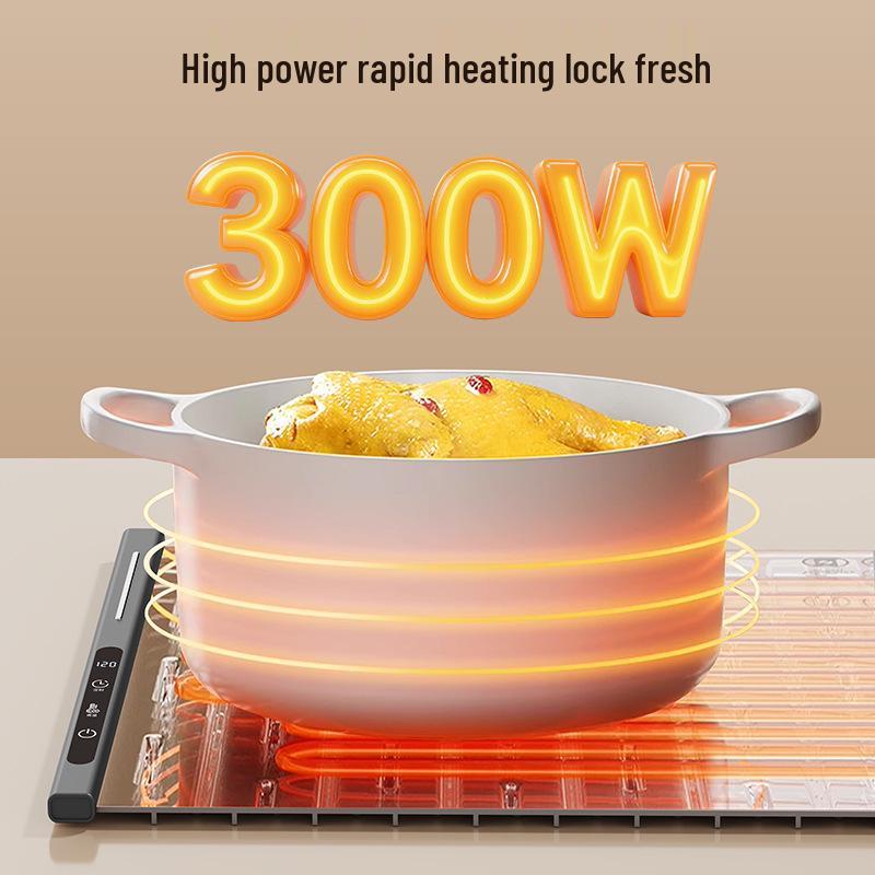 Folding Silicone Food Warmer Pad with Intelligent Temperature Control