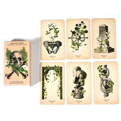 10,3*6 см Колода Оракула Memento Mori Колода Ленорман Анатомическое Таро Оракул Странностей 85 шт. Карт (включает 36 карт Ленорман)
