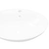 Luxus Ceramic Oval Basin with Overflow and Faucet Hole