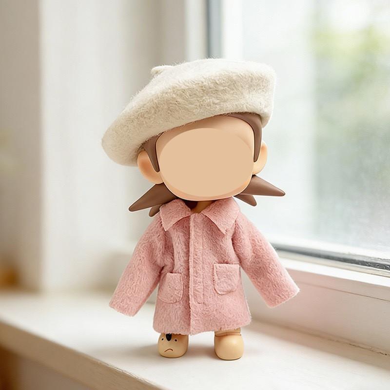 [Cloth Only] 20cm Zsiga BJD Doll Outfit-Dress Skirt Beret Set Outfit Accessories Polyester/Cotton 14 Years & up