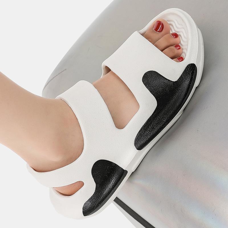 Мужские и женские модные тапочки. Летние нескользящие тапочки с мягкой подошвой. Мужские домашние тапочки для ванной. Повседневные спортивные шлепанцы. Тапочки с мягкой подошвой.