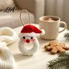 Handcrafted Pine Cone Ornaments Handmade Pipe Cleaner Christmas Ornament, Finished Chenille Stems Wreath Crafts Small Decorative Keepsake Accessories