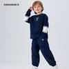Converse Хлопковая футболка с длинным рукавом для мальчиков