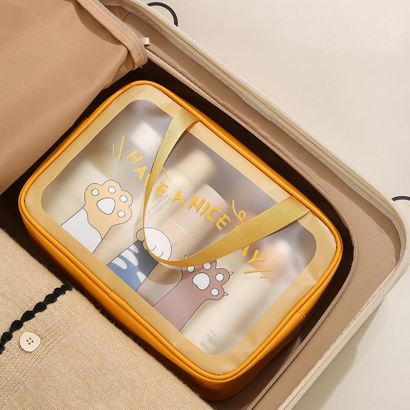 Cosmetic Bag Female Portable 2025 Advanced Travel Large-Capacity Waterproof Cosmetic Storage Bag Box Wash Bag