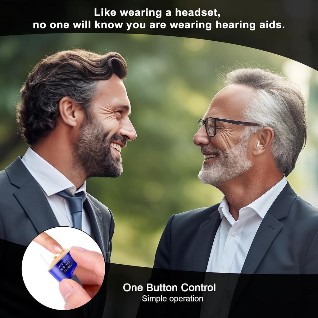 Невидимый цифровой слуховой аппарат для глухоты, перезаряжаемые слуховые аппараты для пожилых людей, усилитель звука с шумоподавлением audifonos
