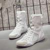 Модная женская обувь Белые кроссовки с высоким верхом Весна Лето Женская повседневная обувь Модная обувь Дышащая Однотонная На плоской подошве Обувь