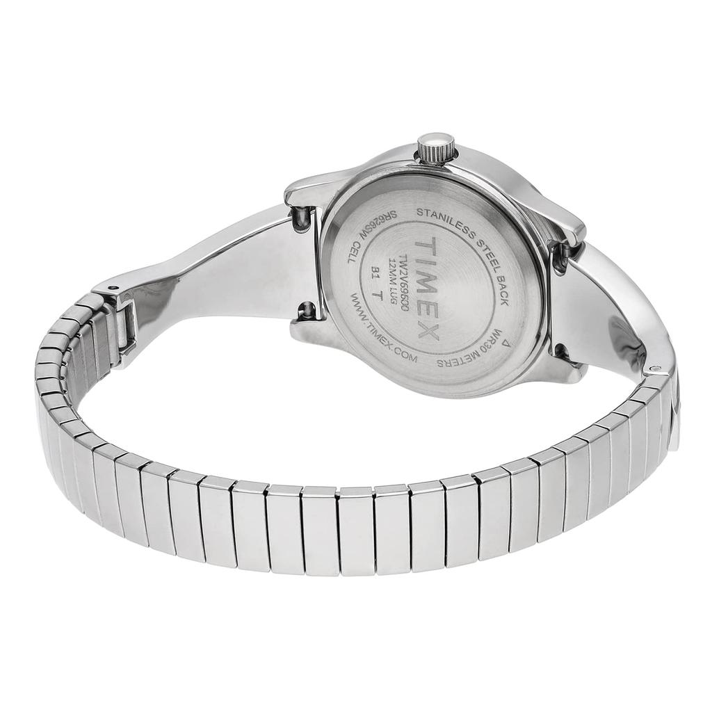 TIMEX WatchTW2V69600 Унисекс Эластичный Браслет Серебряный [Товар]