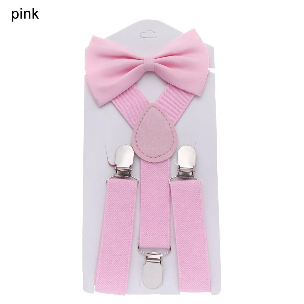 Модные детские свадебные платья подтяжки для детей мальчиков девочек с бабочкой регулируемые ремни аксессуары