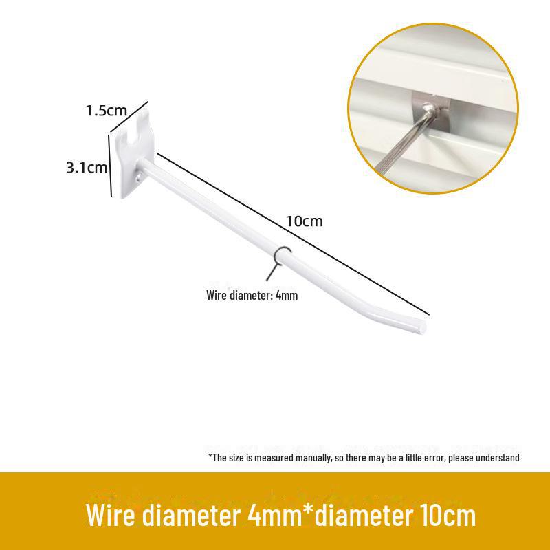 Decorative Aluminum Alloy Slot Plate Hook