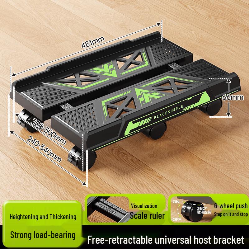 Desktop PC Stand with Cooling and Storage
