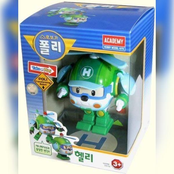 ROBOCAR POLI 4 шт. (Поли + Хелли + Эмбер + Рой) Игрушка-робот-трансформер