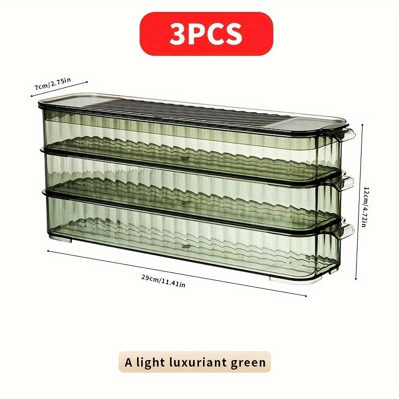Органайзер для холодильника, прозрачный пластиковый контейнер для свежих фруктов, специй, контейнер для еды, ящик для хранения в холодильнике, морозильник, кладовая, кухонный органайзер
