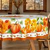 1 piece, autumn Thanksgiving-themed tablecloth with autumn harvest heart-shaped pumpkin design printed on itxzj