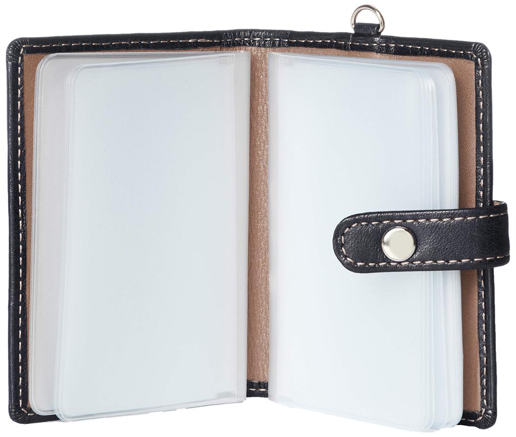 Чехол для карточек, компактный, кожаный, мягкий, античная серия, темно-синий [Takeokikuchi], мужской