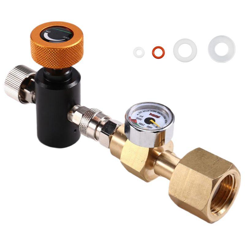 AEE4-For Sodastream Carbonator Cylinder Inflation Joint Inflation Valve Supplement Station Adapter,Adapter Inflation Valve