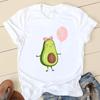 Women Avocado Love Sweet 90s Short Sleeve Graphic Tee T-shirts Female Ladies Fashion Casual Clothing Summer Tshirt Clothes