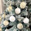 30 Pcs Christmas Balls Ornaments 2.4 Inch Small Shatterproof Plastic Balls Christmas Tree Hanging Decoration for Holiday Wreath Party Tree Decor