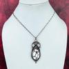 Wild Horse Magnesite Gemstone Pendant Handmade Copper Wire Wrapped Dainty Jewelry