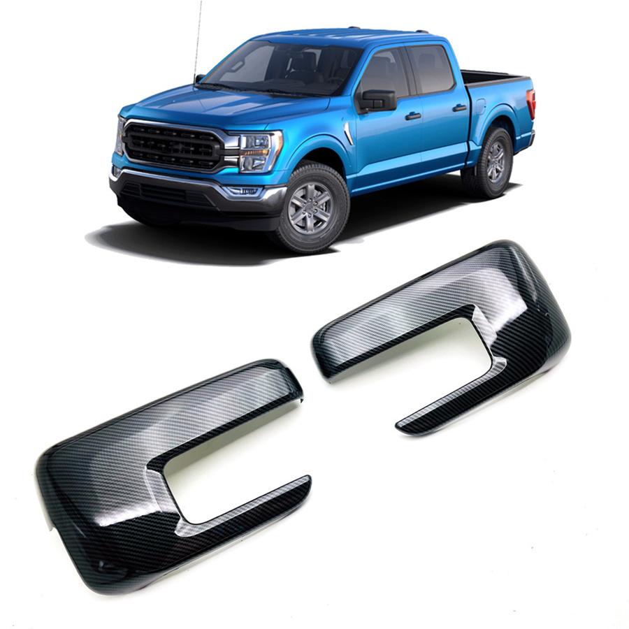 2 шт. АБС Черные Накладки на Боковые Зеркала Заднего Вида Для Ford F150 F-150 2021-2022