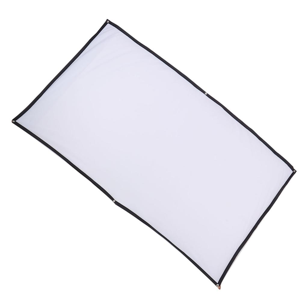 Уличный киноэкран 100 дюймов складной AntiCrease 16:9 Белый Портативный Штор для Домашнего Кинотеатра