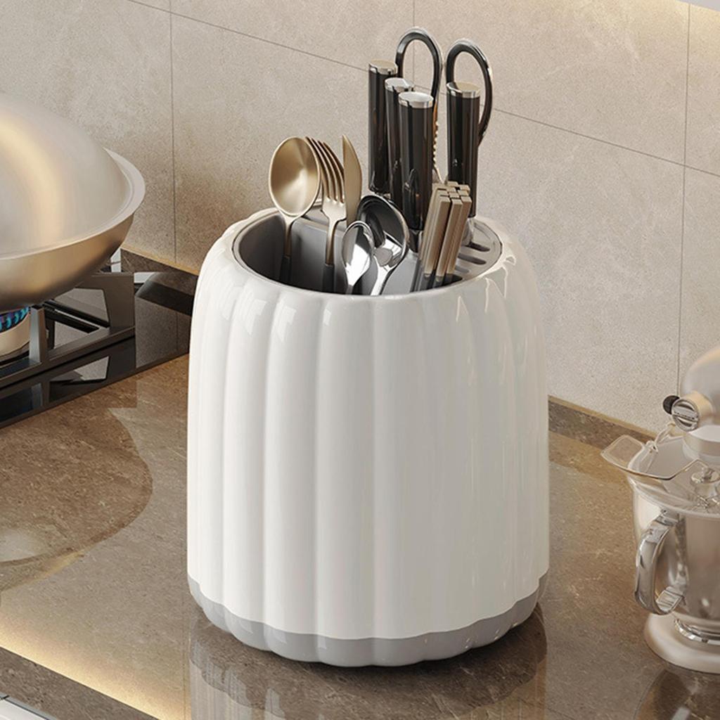 Compact Cutlery Holder for Kitchen Storage - Space-Saving Utensil Organizer