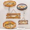 Unique Wood Fish Wall Hanging Ornaments Handmade Fish Decor Hook  Living Room