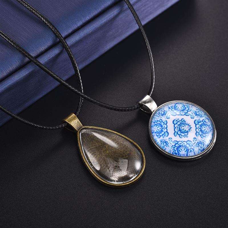 10/20/50 шт./лот, 1,5 мм, кожаный шнур, ожерелье с застежкой-лобстером, восковая веревочная цепочка для ожерелья «сделай сам», кулон, восковой шнур, ювелирные изделия