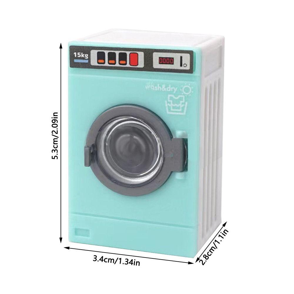 Kitchen Furniture Doll House Accessories 1:12 Dollhouse Washing Machine Miniature Washing Machine