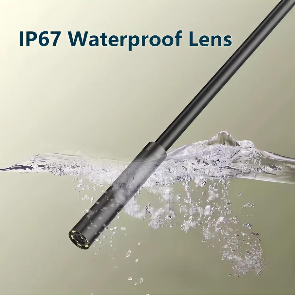 Практичный 8-мм Android эндоскоп 3 в 1 USB/Micro USB/Type-C бороскоп инспекционная камера IP67 водонепроницаемый для смартфона компьютеров