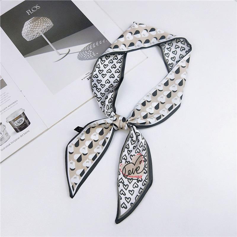 New Scarves Silk Scarves Women'S Spring And Autumn Season Long Decorative Professional Scarves Summer Thin Styles Paired With Shirts Stylish