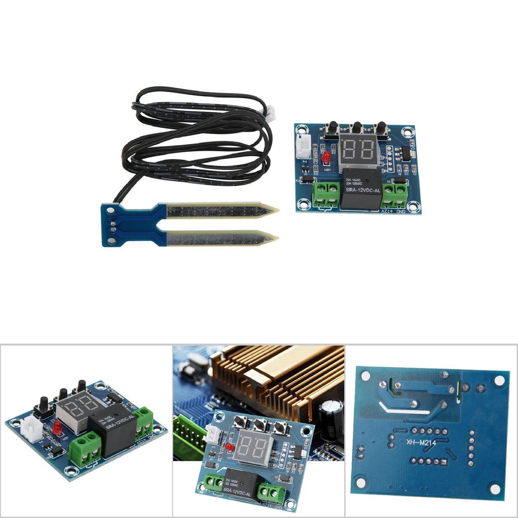 XH M214 Soil Humidity Sensor Module Automatic Irrigation Sensor Digital Display Module DC12V