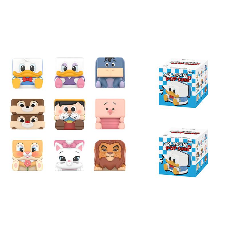 POP MART POP CUBE 2 Фигурка персонажа Mystery Boxes Одиночная Mystery Box/Полная коробка 9 шт. PPMT-2512-0041