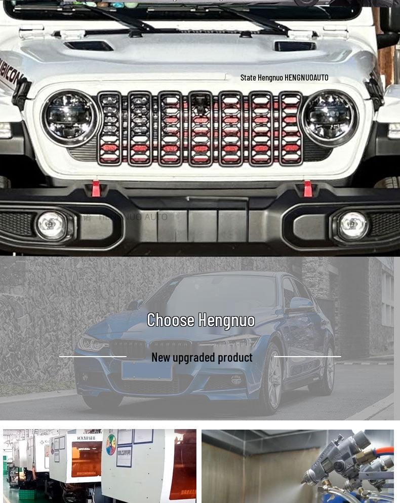 American Flag Insect Net for 2018-2025 Jeep Wrangler JL/JT Grille