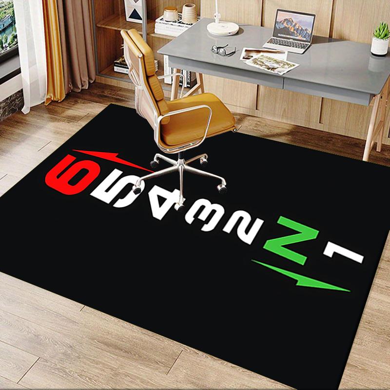 Numbers Office Carpet Chair Mat Large Desk Mat for Home Decor, Sofa Rug, Office Flooring, Gift Idea, Suitable for Bedroom, Living Room, and All Rooms
