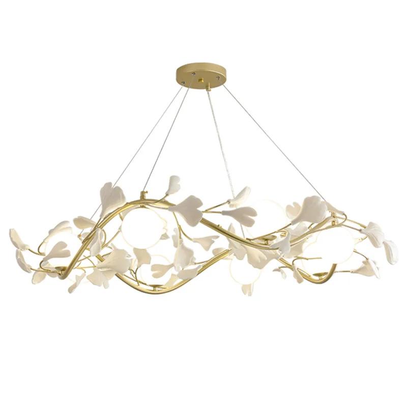 Шарообразные стеклянные потолочные люстры 2024 Новые подвесные светильники Светодиодные светильники Люстры Главная Лампа с дистанционным управлением Кухонный остров