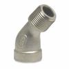 Stainless Steel 45 Degree Elbow, 1/4 Inch Threaded Fitting