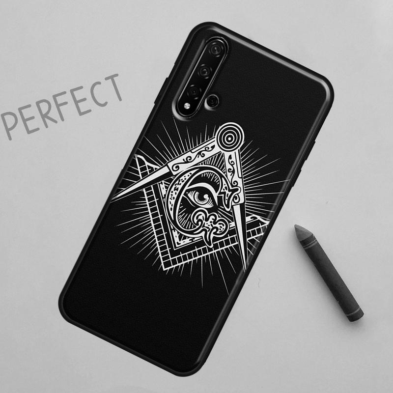 Логотип Символ Масонства Для Huawei Nova 12s 11i 7i 8i 12i Y73 Y70 Y90 Y60 Y72 Y61 Y91 9 10 SE P40 Lite P30 Pro Чехол