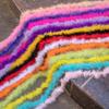2 Yards Furry Marabou Feathers Boa 11g Natural Turkey Feathers Scarf Wedding Party Dress Christmas Tree Hat Decoration Accessory
