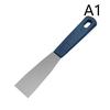 1Pc Stainless Steel Oblique Blade Scraper Putty Knife With Plastic Handle Shovel Paint Tools Household Industrial Cleaning