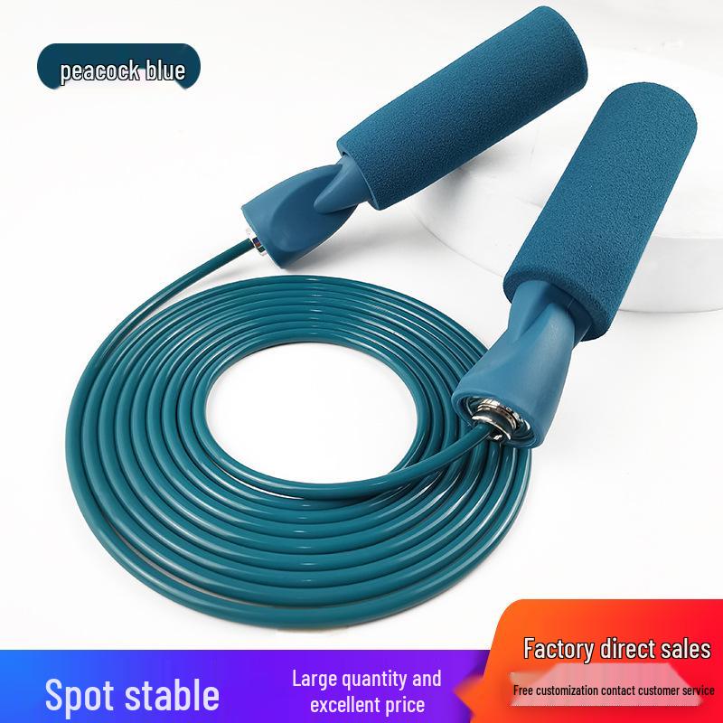 Взрослая фитнес скакалка - Прочный стальной трос для упражнений и сжигания жира, Идеально подходит для студентов и домашних тренировок.