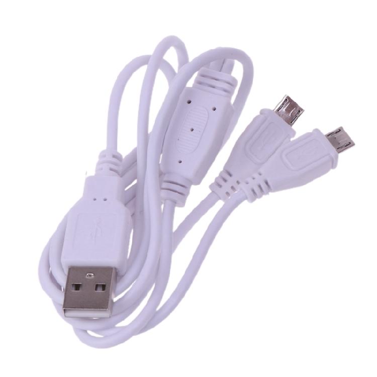 Двойной Micro USB на USB 2 в 1 Кабель-разветвитель Y Кабель для быстрой зарядки