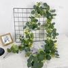 Simulation Rattan 72 Mesh Eucalyptus Green Plant Rattan Eucalyptus Leaf Forest Family Home Decoration Money Leaf Christmas Wreath