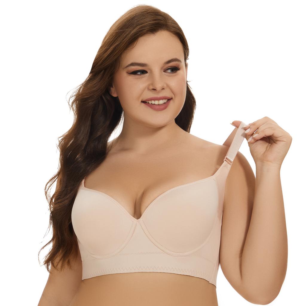 Smooth and Seamless Push-up Bra for Breast Correction and Sagging Prevention