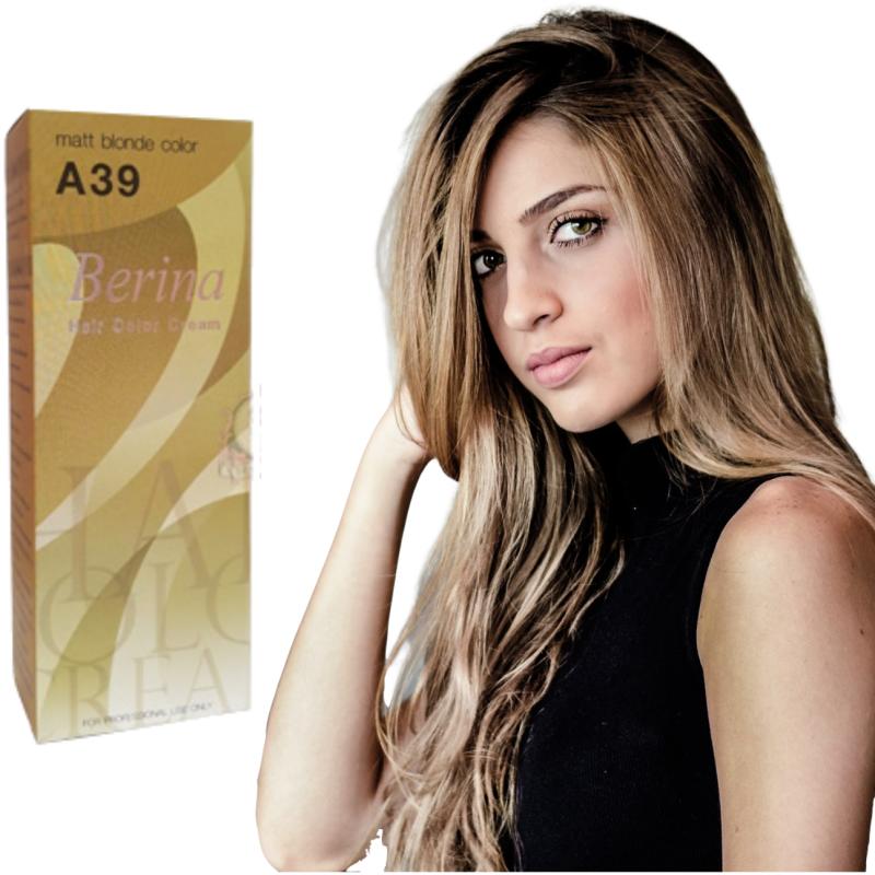 Berina Краска для волос — Краска для волос «Матовый блондин» своими ...