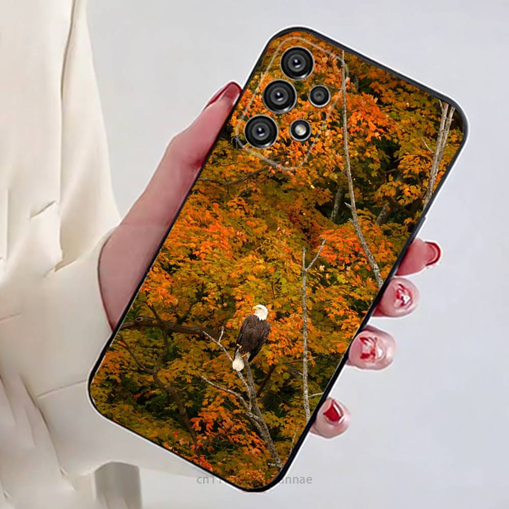 Крутой чехол для телефона с изображением орла для Samsung Galaxy A54, 34, 24, 73, 53, 52, 52S, 04S, 04E, A72