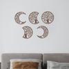 5 Pcs Black Tree Wall Decor Tree of Life Moon Phase Boho Wall Art Aesthetic Hollow-out Farmhouse Hanging Decor for Living Room