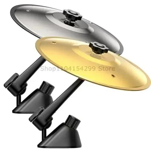 1/2P Автомобильные тарелки крэш Вентиляционное отверстие Мини барабан Автомобильные тарелки ручной работы Вентиляционное отверстие для автомобильной тарелки Музыкальный инструмент для интерьера автомобиля