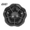 Durable Chair Foot Cover 4Pcs Leg Protective Covers Non-slip Wear-resistant POM Plastic 7.5cm Plate Diameter Protector for Floor Lawn Camping Folding